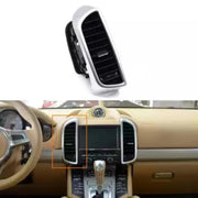 Central Left AC Vent Assembly for PORSCHE CAYENNE 92A (2010-2015) Old Model Chrome