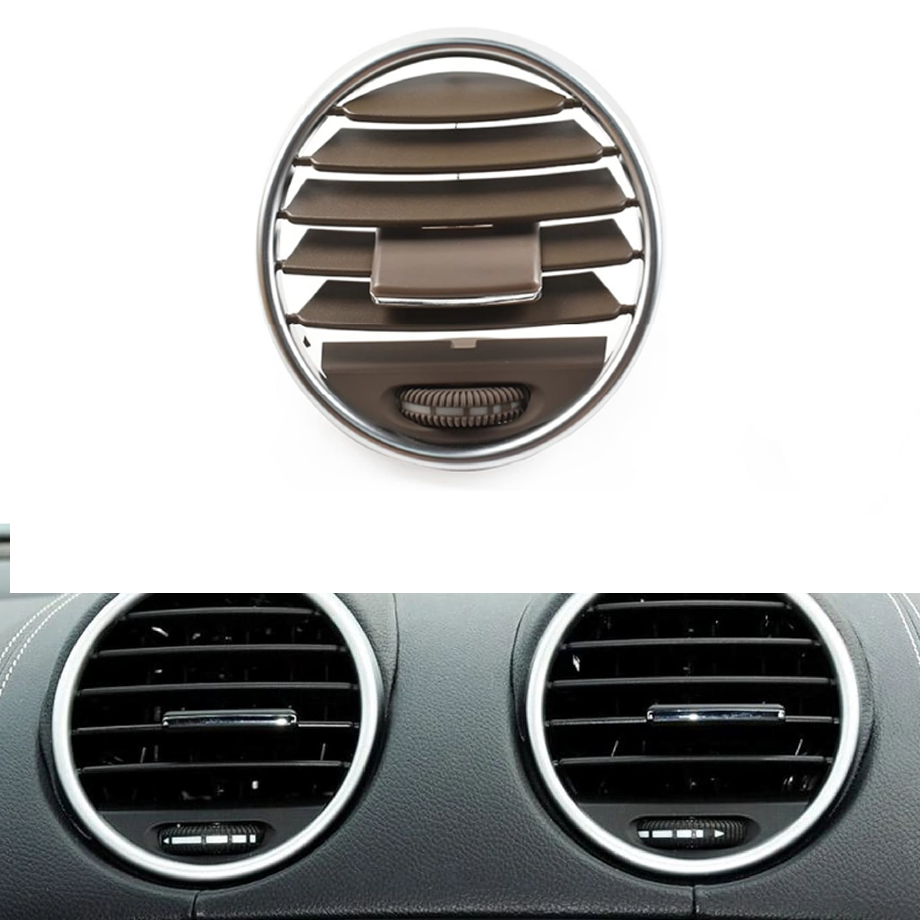 Central Left AC Vent Grille for MERCEDES-BENZ ML-CLASS W164 (2006-2012) in Brown color Chrome