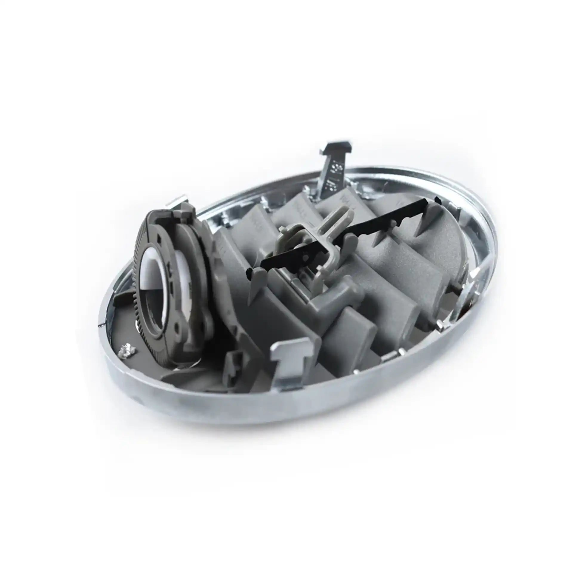 Central Left AC Vent Grille for MERCEDES-BENZ ML-CLASS W164 (2006-2012) in Gray color Chrome