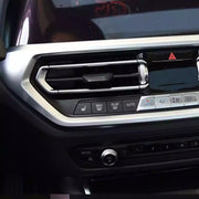 Central Left AC Vent Repair Kit for BMW Z4 G29 (2018-2026) in Black color Chrome