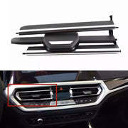 Central Left AC Vent Repair Kit for BMW Z4 G29 (2018-2026) in Black color Chrome