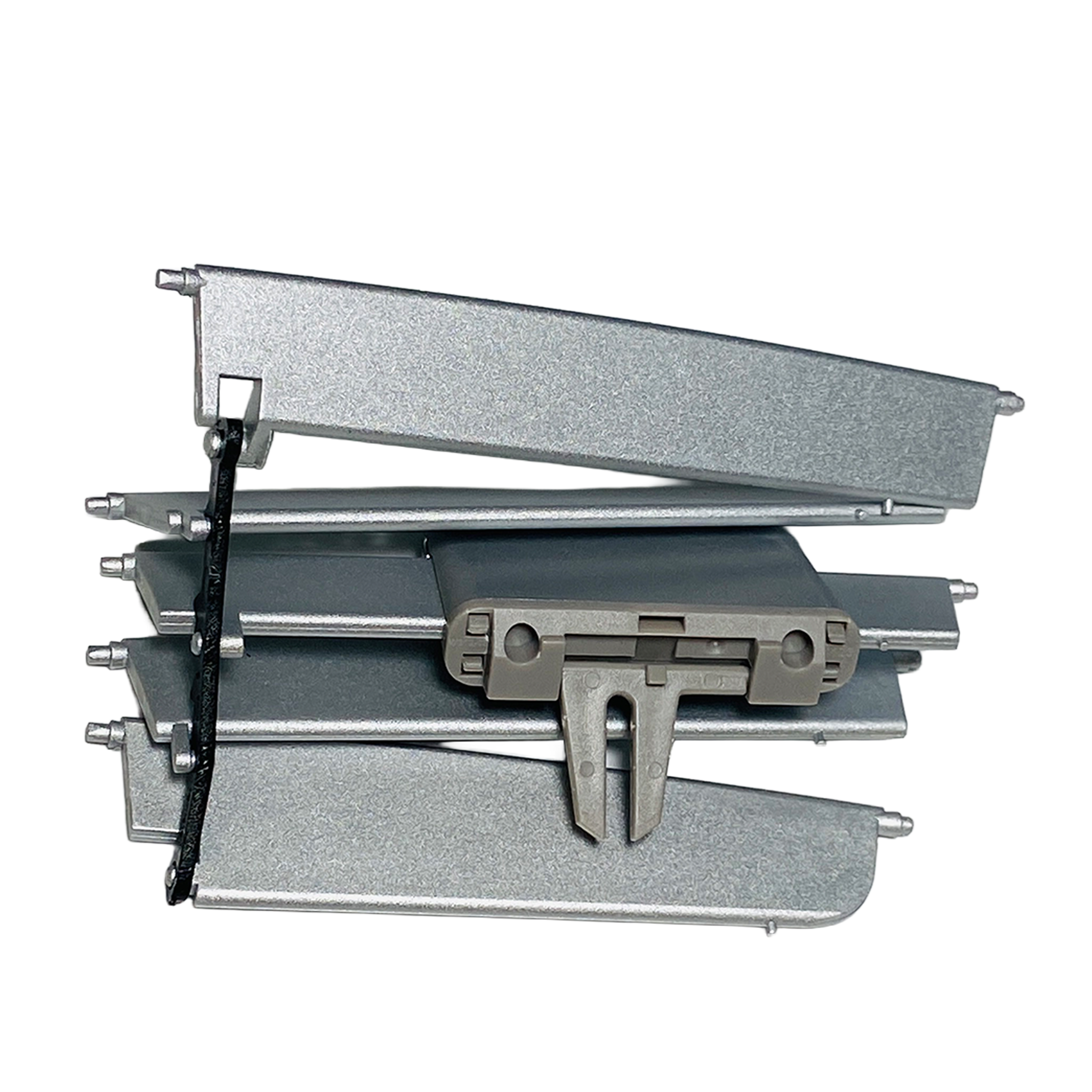Central Left AC Vent Repair Kit for MERCEDES-BENZ E-CLASS W212 (2009-2016) in Silver color