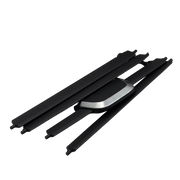 Central Right AC Vent Repair Kit for BMW 5 SERIES G30 (2016-2023) in Black color Chrome