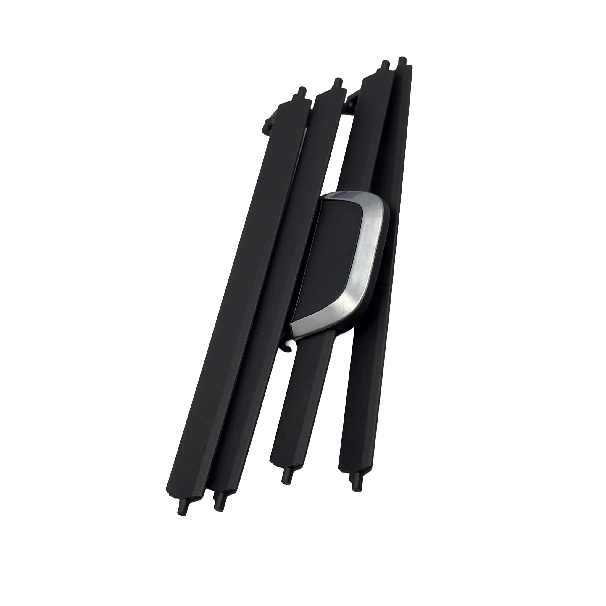 Central Right AC Vent Repair Kit for BMW 5 Series G31 (2017-2024) in Black color Chrome