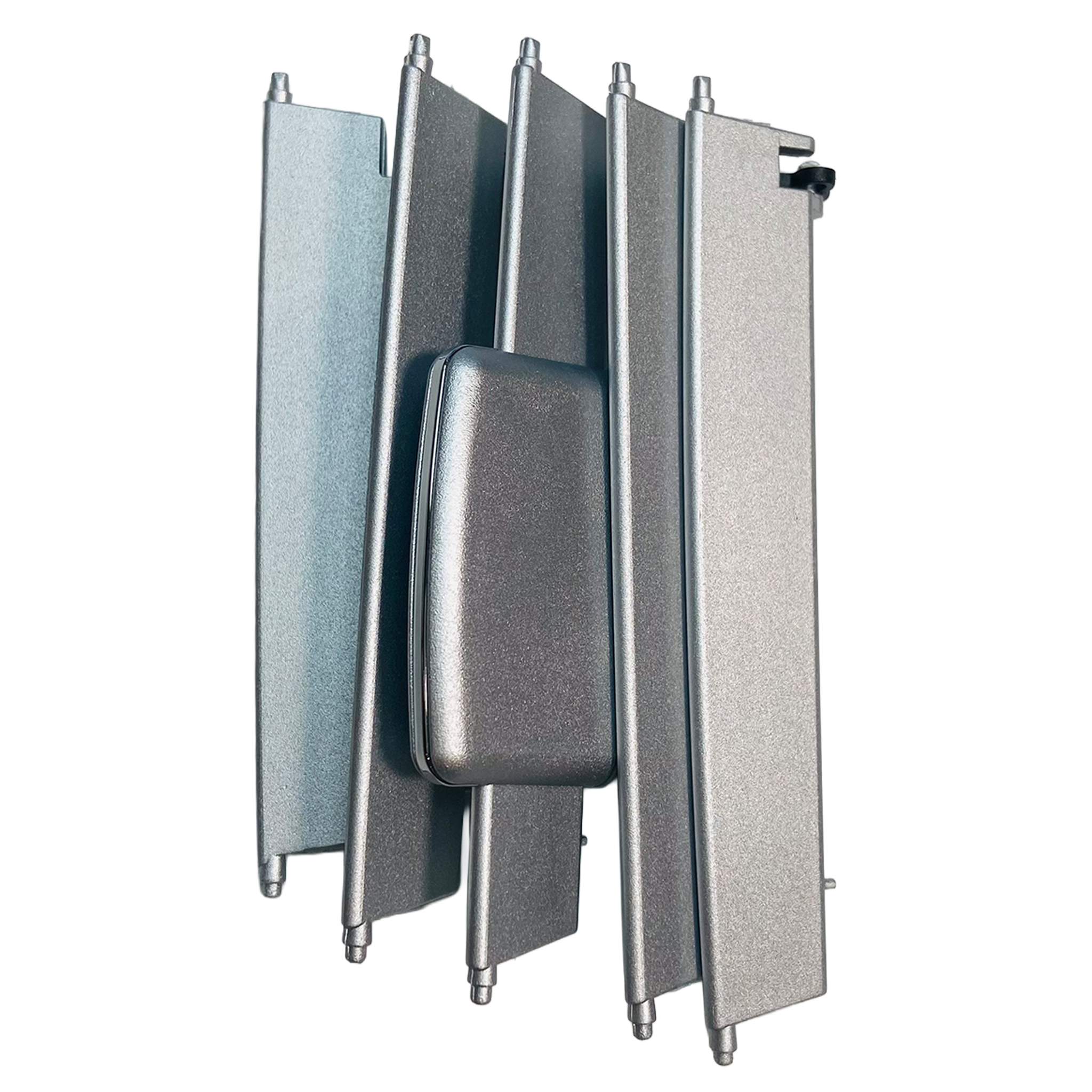 Central Right AC Vent Repair Kit for MERCEDES-BENZ E-CLASS W212 (2009-2016) in Silver color