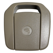 Child Safety Seat ISOFIX Button for BMW 1 SERIES E87 (2013-2017) in Oyster color PC and ABS