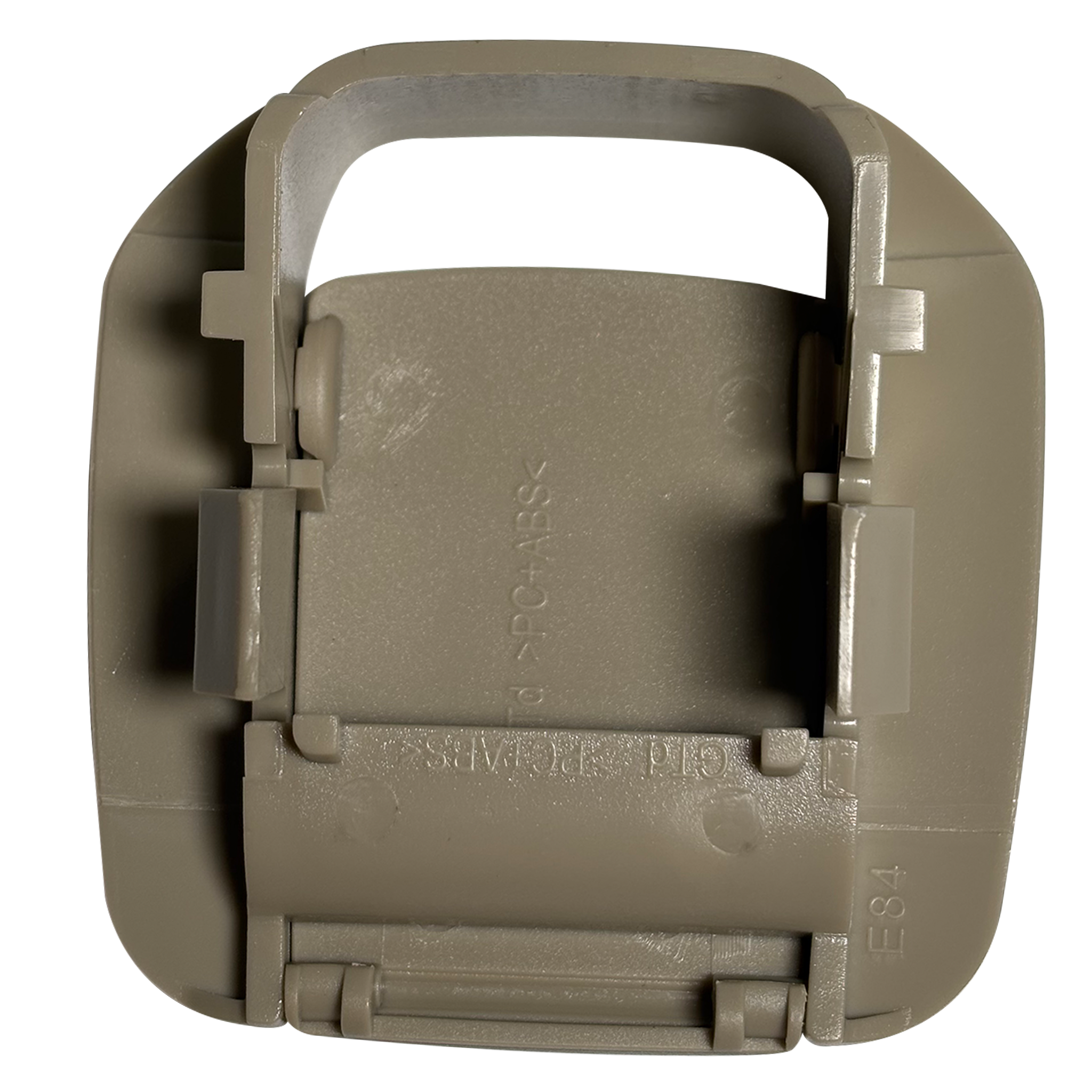 Child Safety Seat ISOFIX Button for BMW 1 SERIES E87 (2013-2017) in Oyster color PC and ABS