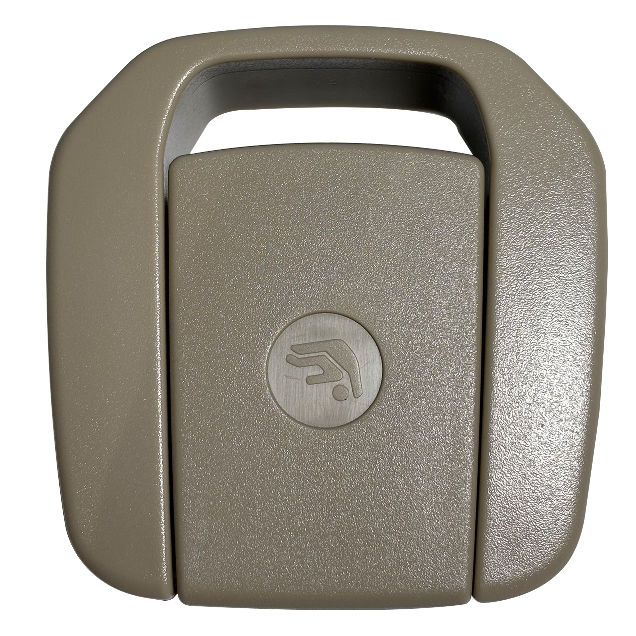 Child Safety Seat ISOFIX Button for BMW X1 E84 (2009-2015) in Oyster color PC and ABS