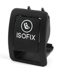 Child Safety Seat ISOFIX Button for MERCEDES-BENZ GLC W253 (2015-2023) in Black color