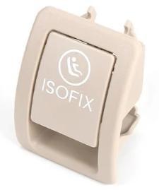 Child Safety Seat ISOFIX Button for MERCEDES-BENZ GLC W253 (2015-2023) in Light Beige color
