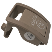 Child Safety Seat ISOFIX Button for MERCEDES-BENZ GLC W253 (2015-2023) in Light Beige color