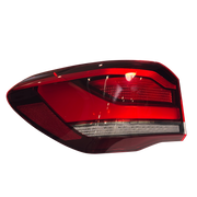 Outer Left Tail Light Assembly for BMW X1 F48 (2019-2022) in Red/Clear color