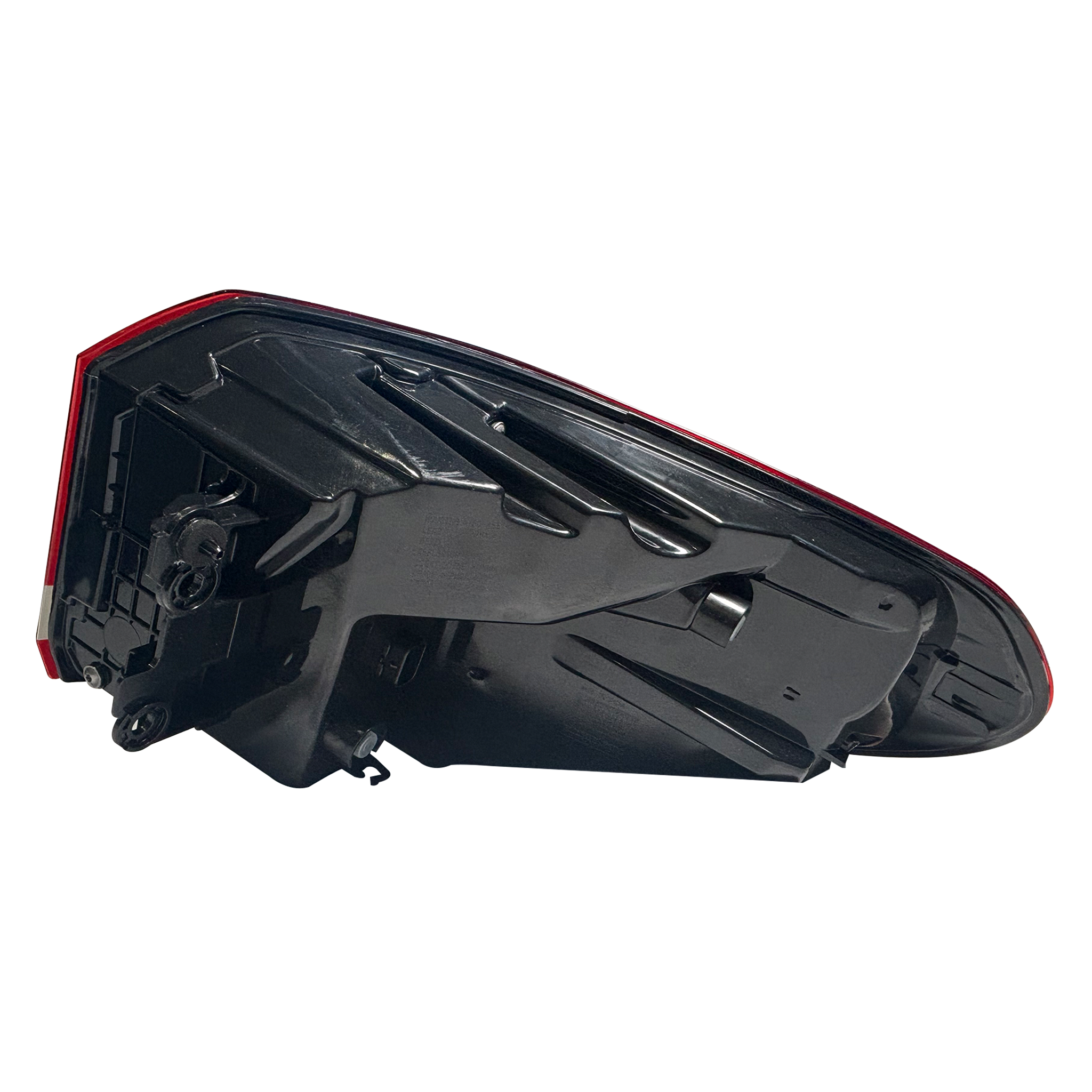 Outer Left Tail Light Assembly for BMW X1 F48 (2019-2022) in Red/Clear color