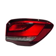 Outer Right Tail Light Assembly for BMW X1 F48 (2019-2022) in Red/Clear color
