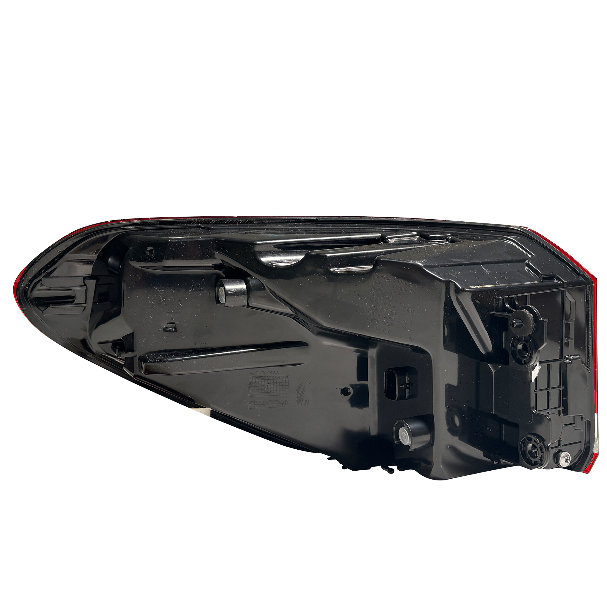 Outer Right Tail Light Assembly for BMW X1 F48 (2019-2022) in Red/Clear color