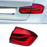 Outer Right Tail Light Assembly for BMW 3 Series F80 (2015-2018) in Red/Clear color LED