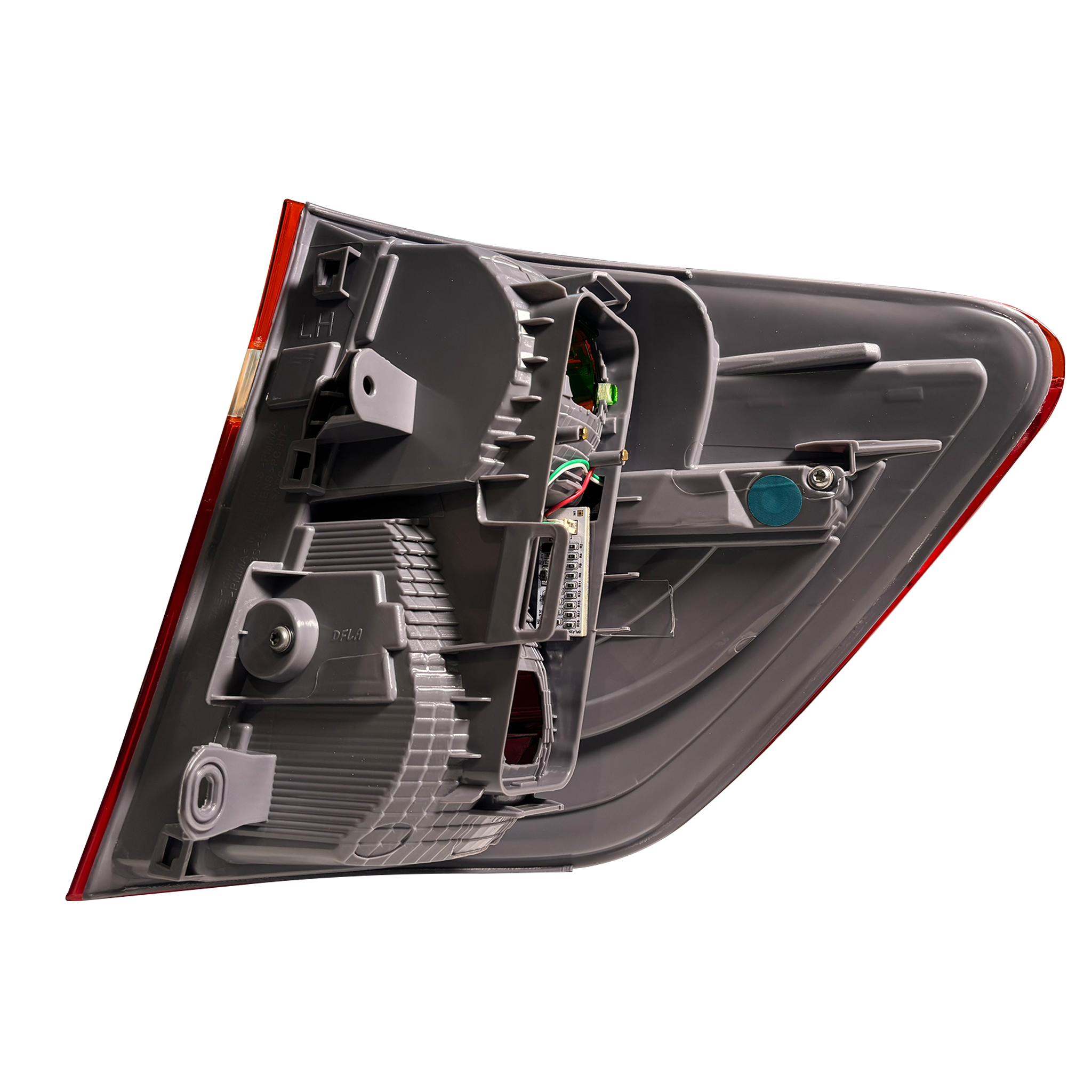 Outer Left Tail Light Assembly for BMW X3 F25 (2011-2017) in Red/Clear color LED