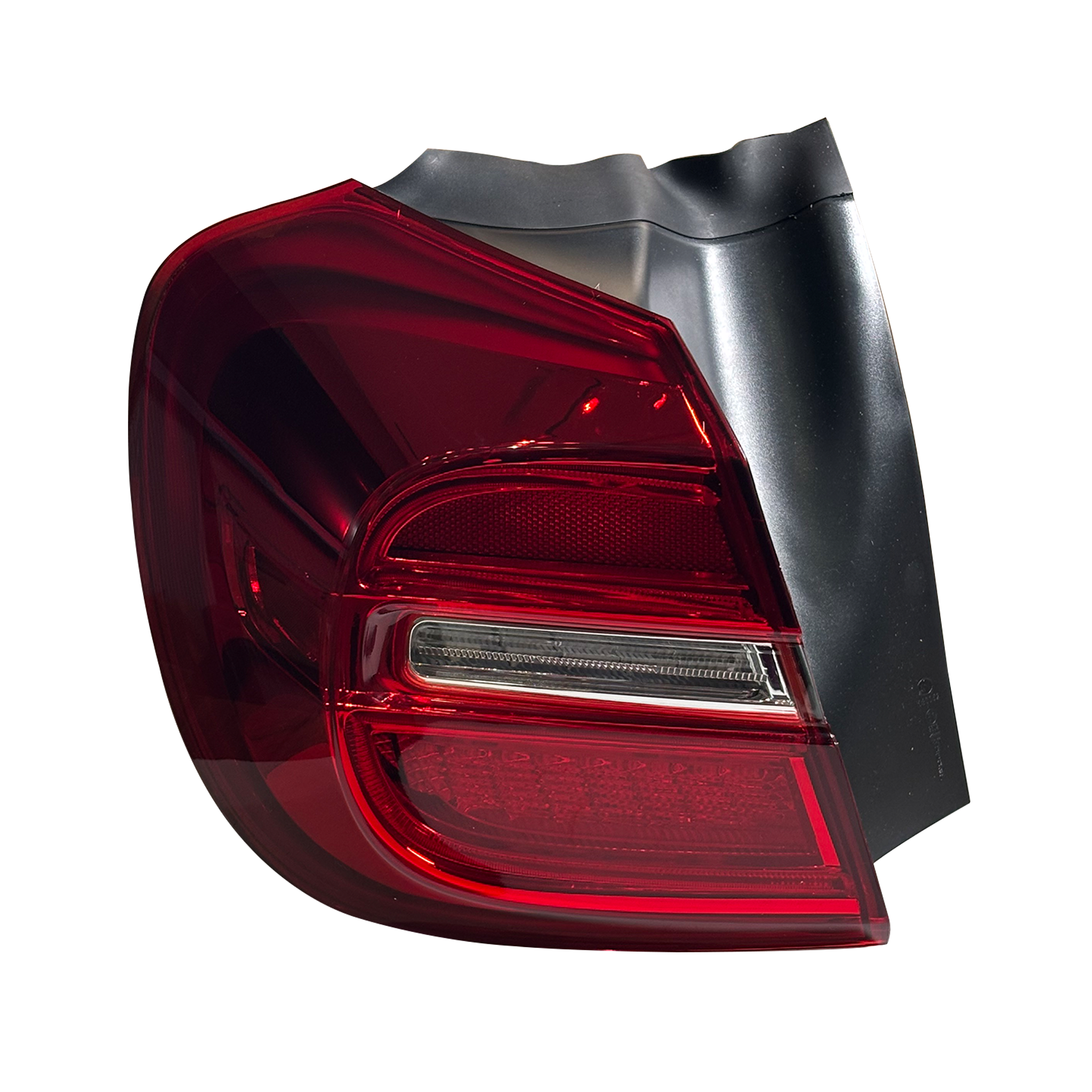 Outer Left Tail Light Assembly for MERCEDES-BENZ GLA-CLASS X156 (2014-2017) in Red/Clear color LED With Bulb Holder