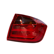 Outer Right Tail Light Assembly for BMW 3 Series F80 (2014-2015) in Red/Clear color LED Without Bulb Holder