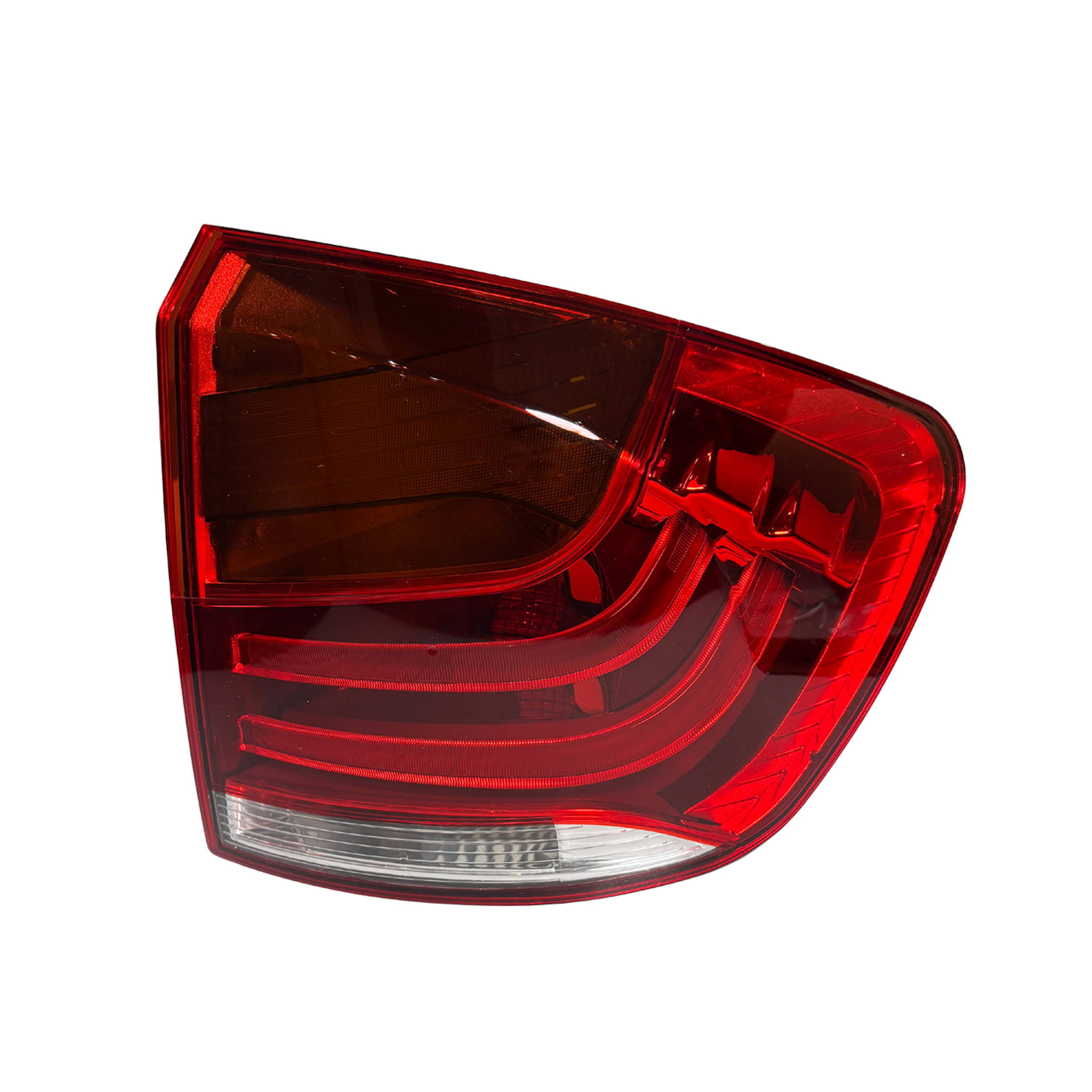 Outer Right Tail Light Assembly for BMW X1 E84 (2009-2015) in Red/Clear color LED Without Bulb Holder
