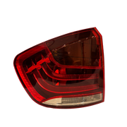 Outer Left Tail Light Assembly for BMW X1 E84 (2009-2015) in Red/Clear color LED Without Bulb Holder