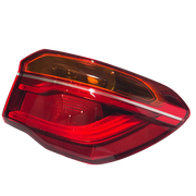Outer Right Tail Light Assembly for BMW X1 F48 (2015-2019) in Red/Clear color Plastic Housing