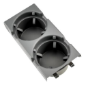 Console Cup Holder for BMW 3 SERIES E46 (1997-2006) in Gray color