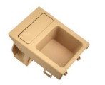 Console Storage Box for BMW 3 SERIES E46 (1997-2006) in Beige color