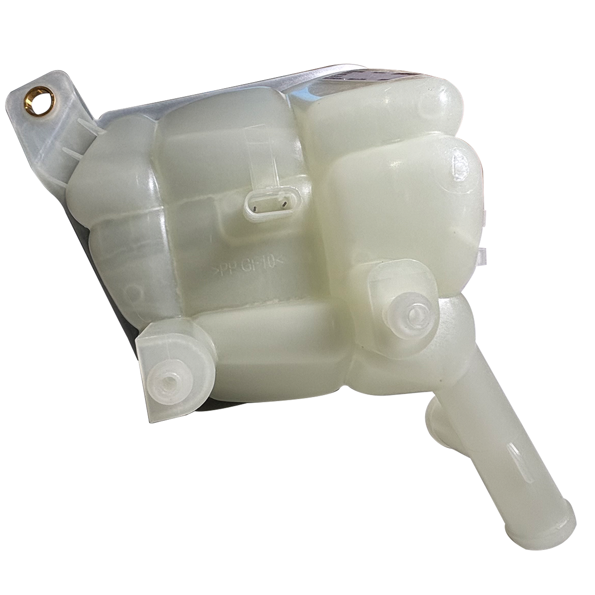 Coolant Expansion Tank for MERCEDES-BENZ ML-CLASS W166 (2012-2015) in Black color Plastic with lid and coolant level sensor