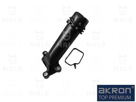 Coolant Flange Pipe for BMW 6 F06 (2012-2018) in Black color High-Strength Heat-Resistant Plastic with Gasket