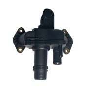 Coolant Flange for LAND ROVER RANGE ROVER SPORT L320 (2005-2013) in Black color without thermostat, with housing, Plastic