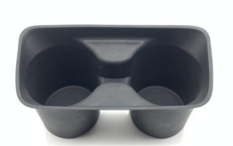 Cup Holder Repair Cover Kit for BMW 3 F30 (2012-2018) in Black color Model A