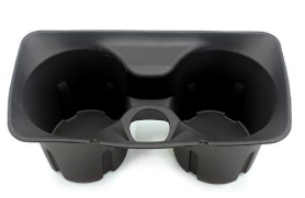 Cup Holder Repair Cover Kit for BMW 3 Series F31 (2012-2019) in Black color Model B