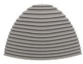 Dark Gray Central Ac Vent Grille Loudspeaker Cover Model B for Mercedes Benz E-Class W211 (2003-2008)-1