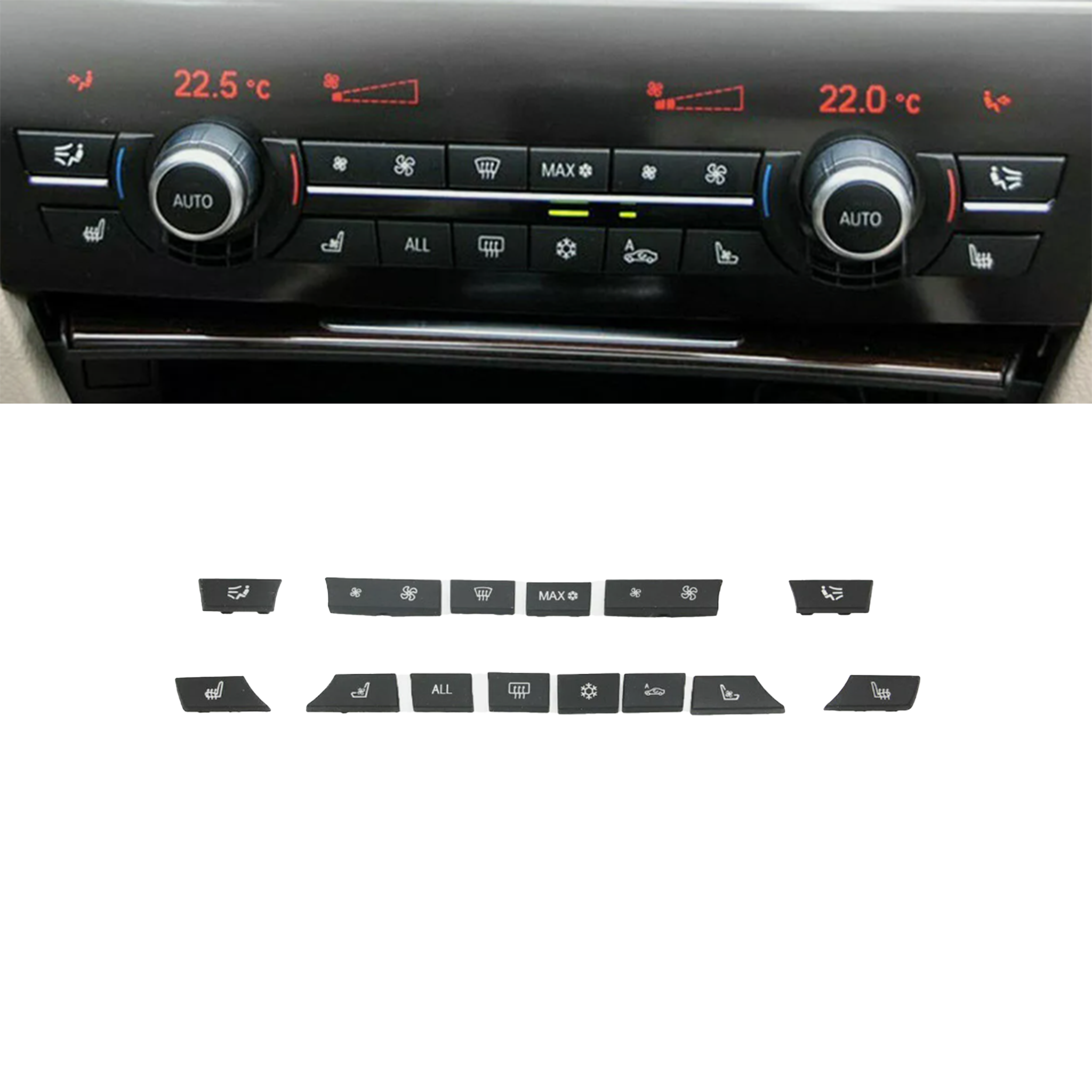Dashboard AC Button For BMW 7 Series Sedan F02 (2010-2016)_1