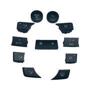 Dashboard AC Button Set for BMW 1 SERIES E81 (2007-2012) in Black color 11 Piece, PC and ABS material