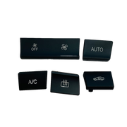 Dashboard AC Button Set for BMW 2 SERIES F23 (2015-2021) in Black color 5 Piece, PC and ABS