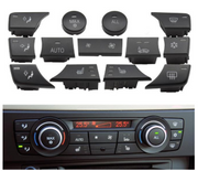 Dashboard AC Button Set for BMW 3 Series E90 (2007-2011) in Black color 13 pieces