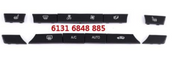 Dashboard AC Button Set for BMW 6 F12 (2011-2012) in Black color