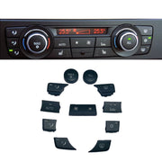 Dashboard AC Button Set for BMW X3 F25 (2011-2017) in Black color 11 Piece, PC and ABS material