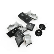 Dashboard AC Button Set for BMW X6 E71 (2009-2014) in Black color PC and ABS material
