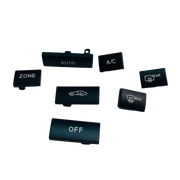 Dashboard AC Buttons Set for MERCEDES-BENZ C-CLASS W204 (2007-2014) in Black color 7 Piece, PC and ABS material