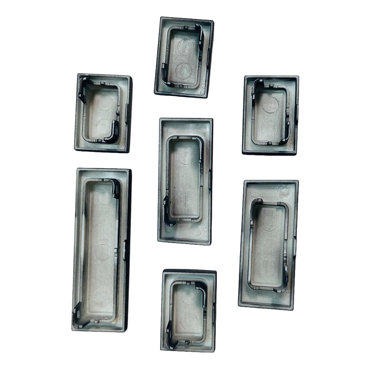 Dashboard AC Buttons Set for MERCEDES-BENZ CLS C218 (2011-2017) in Black color 7 Piece, PC and ABS material