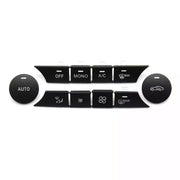 Dashboard AC Buttons Set for MERCEDES-BENZ GLK-Class X204 (2010-2015) in Black color Model C (W204) in PC and ABS