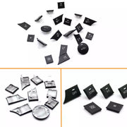 Dashboard AC Buttons Set for MERCEDES-BENZ GLK-Class X204 (2010-2015) in Black color Model C (W204) in PC and ABS