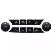 Dashboard AC Buttons Set for MERCEDES-BENZ GLK-Class X204 (2010-2015) in Black color Model C (W204) in PC and ABS