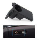 Dashboard Glove Box Switch Handle for MERCEDES-BENZ CLS C218 (2011-2017) in Black color