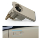 Dashboard Glove Box Switch Handle for MERCEDES-BENZ CLS C218 (2011-2017) in Light Beige color
