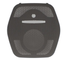 Dashboard Loudspeaker Cover Model A for MERCEDES-BENZ GLE W166 (2015-2019) in Dark Brown color