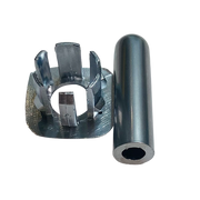 Door Lock Knob for BMW 5 Series F18 (2009-2019) in Silver color